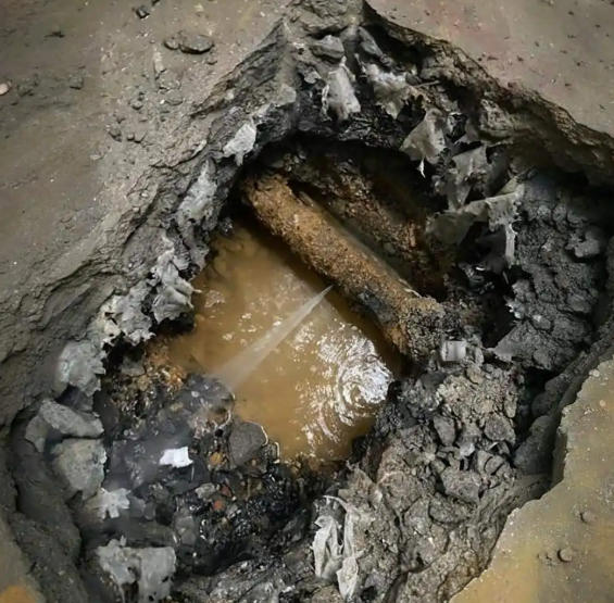 漏水检测现场图-消防水管探漏